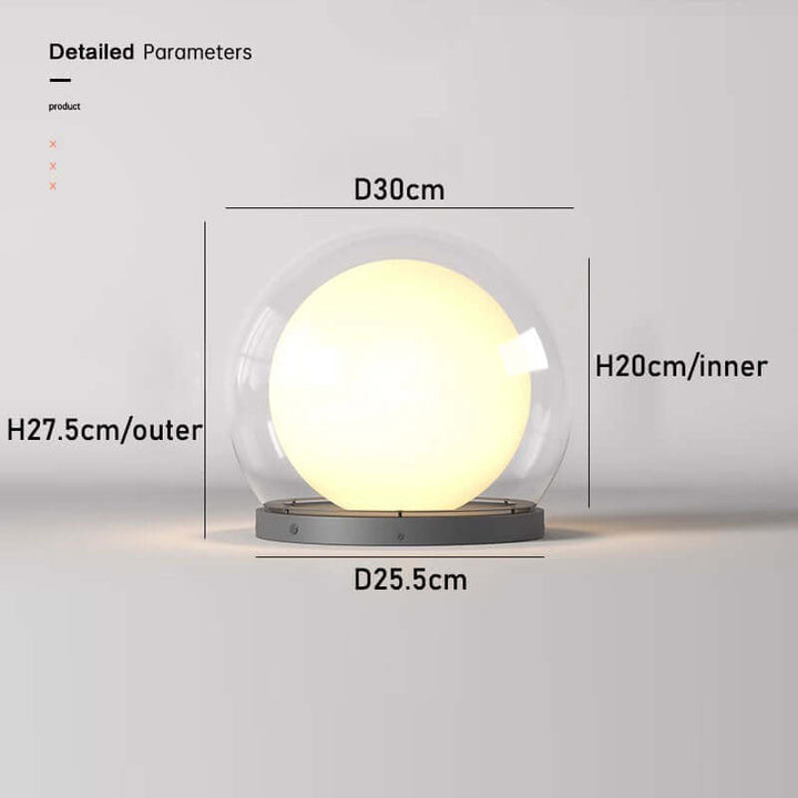 Moderne buitenlamp - Design in maanvorm
