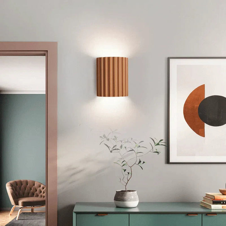 BrightGlow - Moderne LED Wandlamp van Hars voor Sfeervolle Verlichting