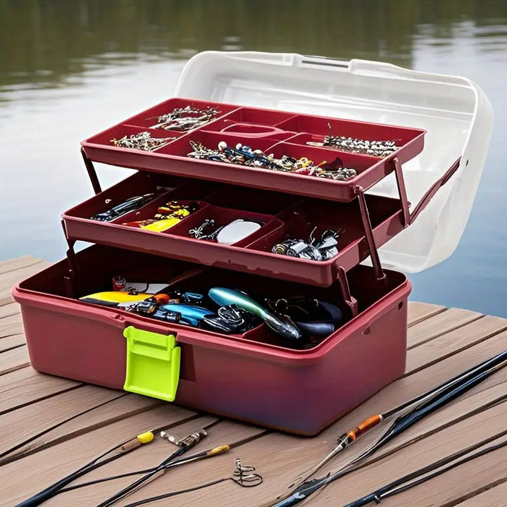 Viskoffer - 3 laags - Met slot
