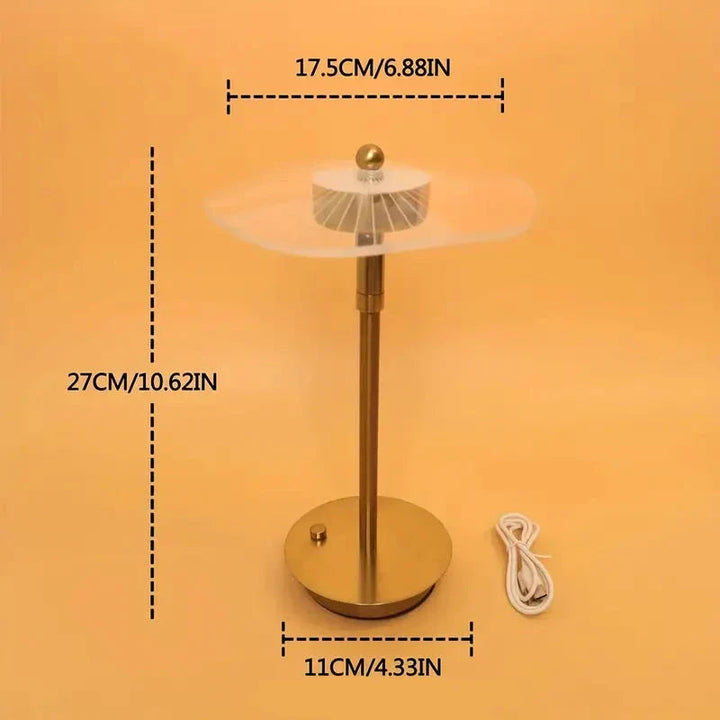 LumiGlow - Draadloze LED Tafellamp met Minimalistisch Design en Instelbare Helderheid