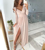Chique Elegante Zomerse Maxi Jurk met Vloeiende Pasvorm