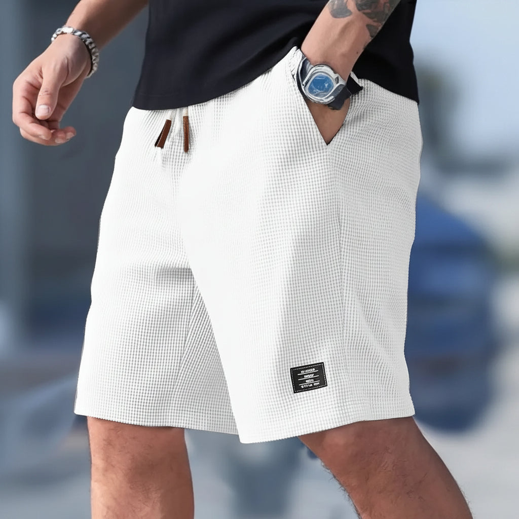 Men's Casual Sports Shorts Summer Loose Drawstring Pocket Pants