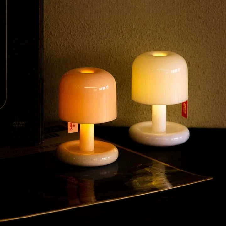 Draagbare snoerloze tafellamp, compacte sfeerverlichting