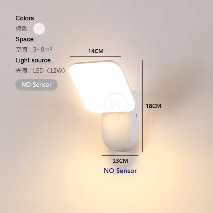 Slimme LED-wandlamp met Bewegingssensor
