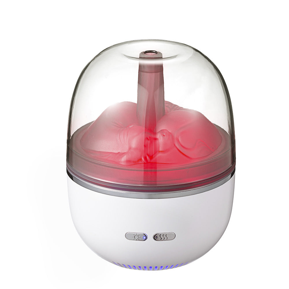 Kleine aroma diffuser met kleurverlooplicht en dichte koude nevel