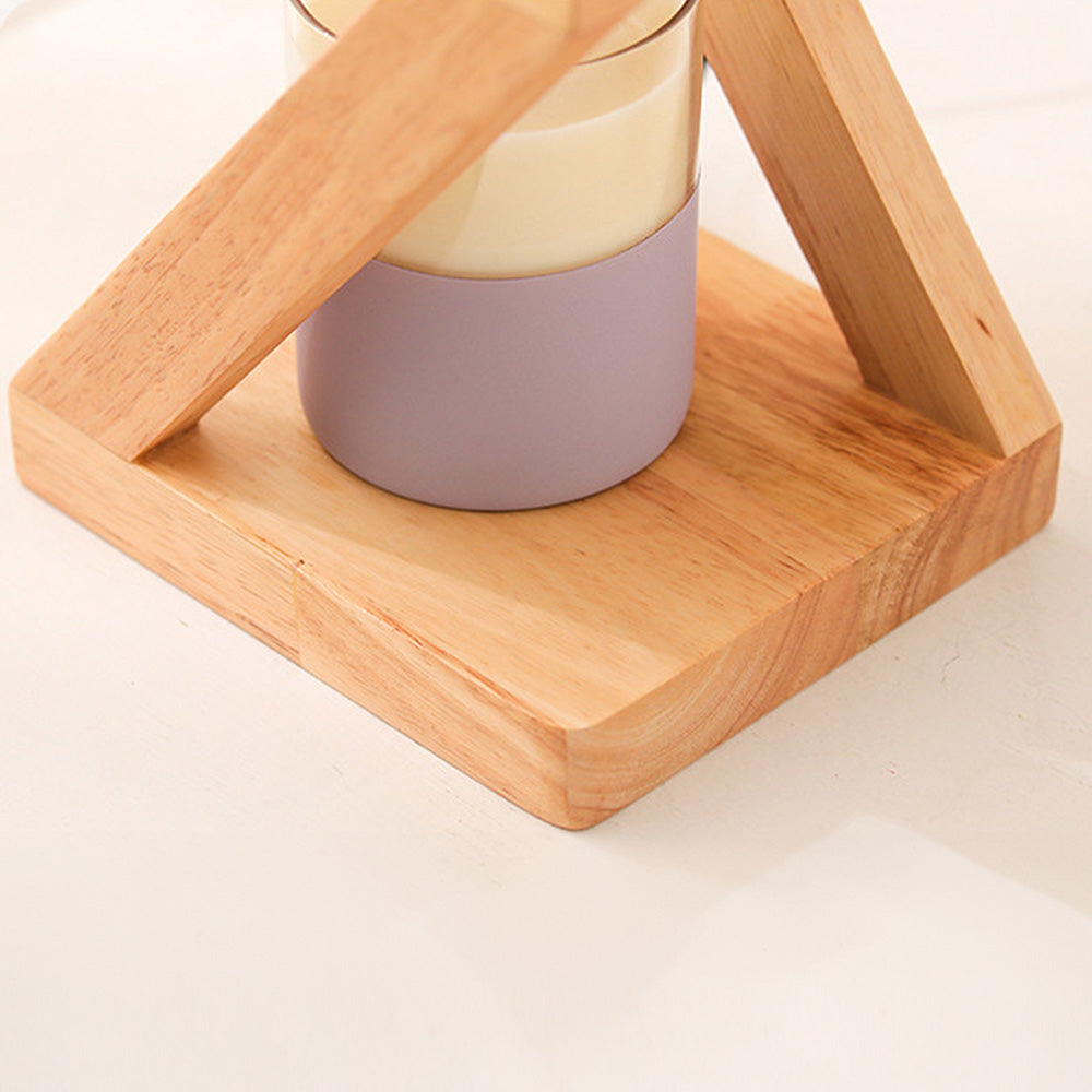 AromaLicht - Houten Kaarswarmer Lamp Voor Sfeervolle Aromatherapie