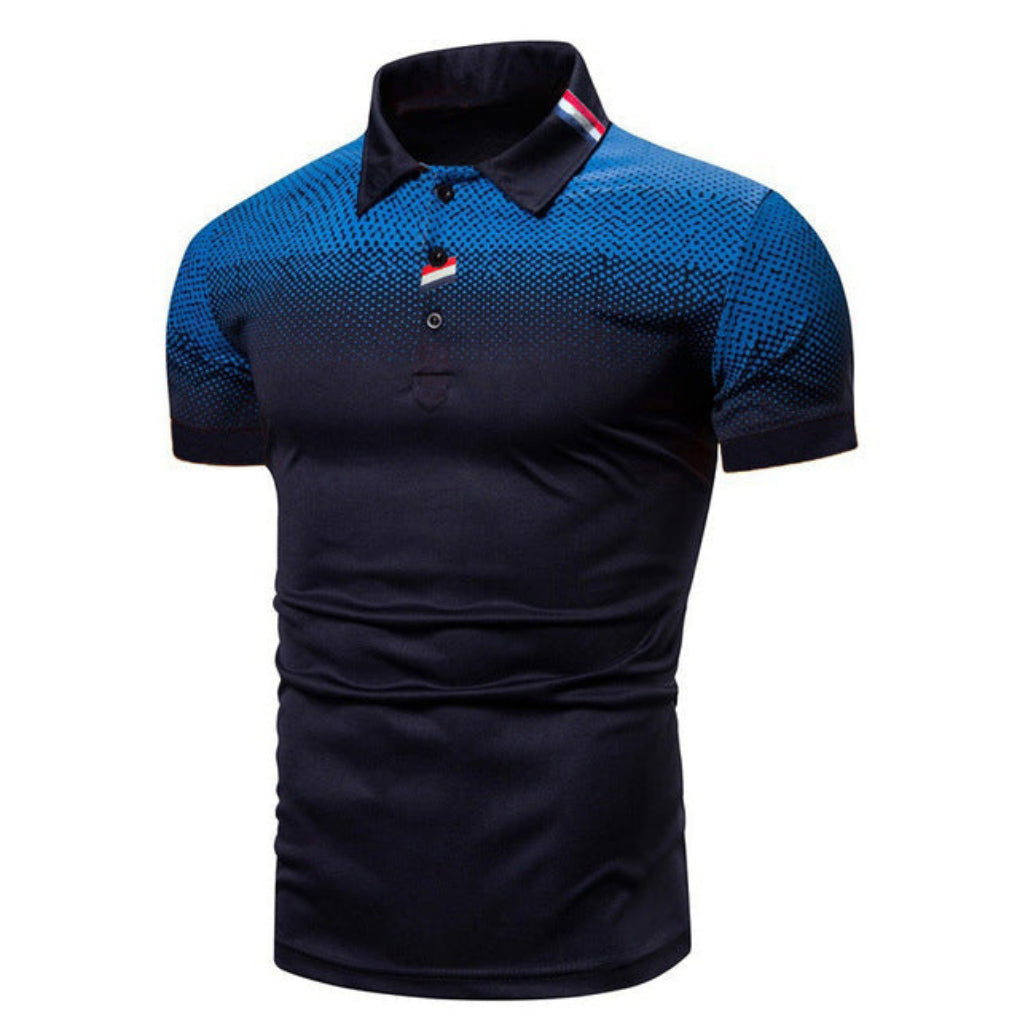 Felix | Herenpoloshirt met korte mouwen en geribde kraag
