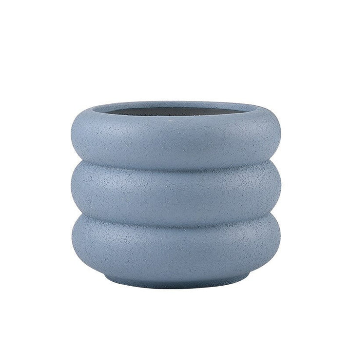 BubbleNest - Moderne Keramische Succulenten Pot met Speels Bubbel Design