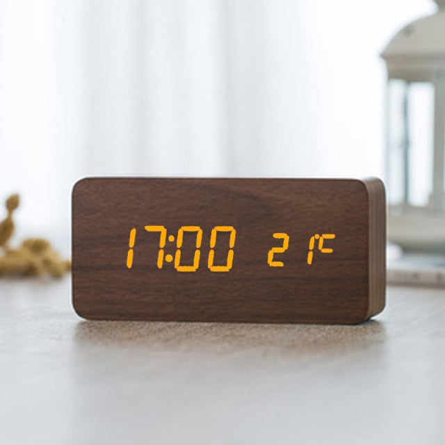 BrightTime - Moderne LED Wekker met Spraakfunctie en Digitaal Display