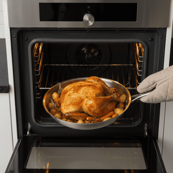 TITAN-PREMIUM PAN – Hoogwaardige titanium pan zonder coating voor alle kooktypen