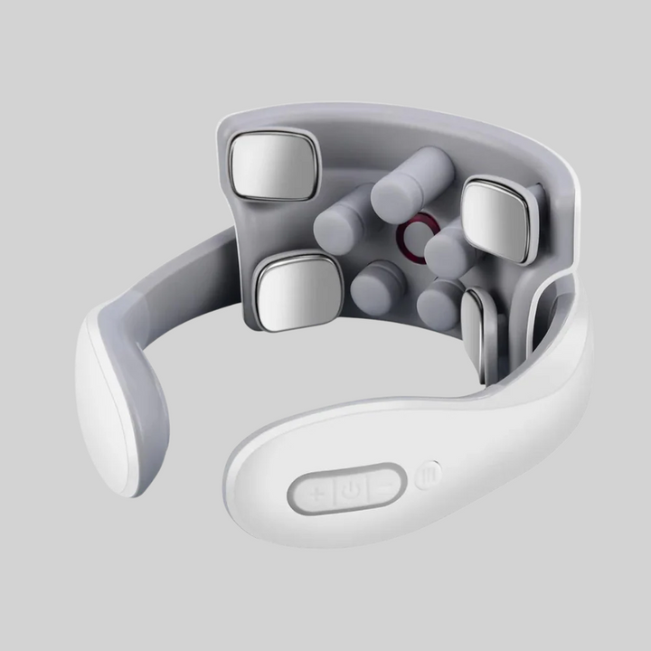 Vierhoofds-, nek- en schoudermassageapparaat