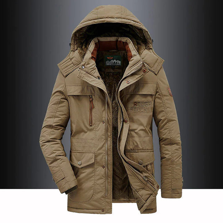 Herenparka met fleece binnenvoering – Leventis