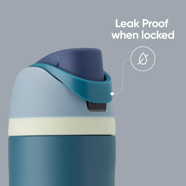 LeakProof - Geïsoleerde Waterfles van Roestvrij Staal met Rietje | Perfecte Hydratatie