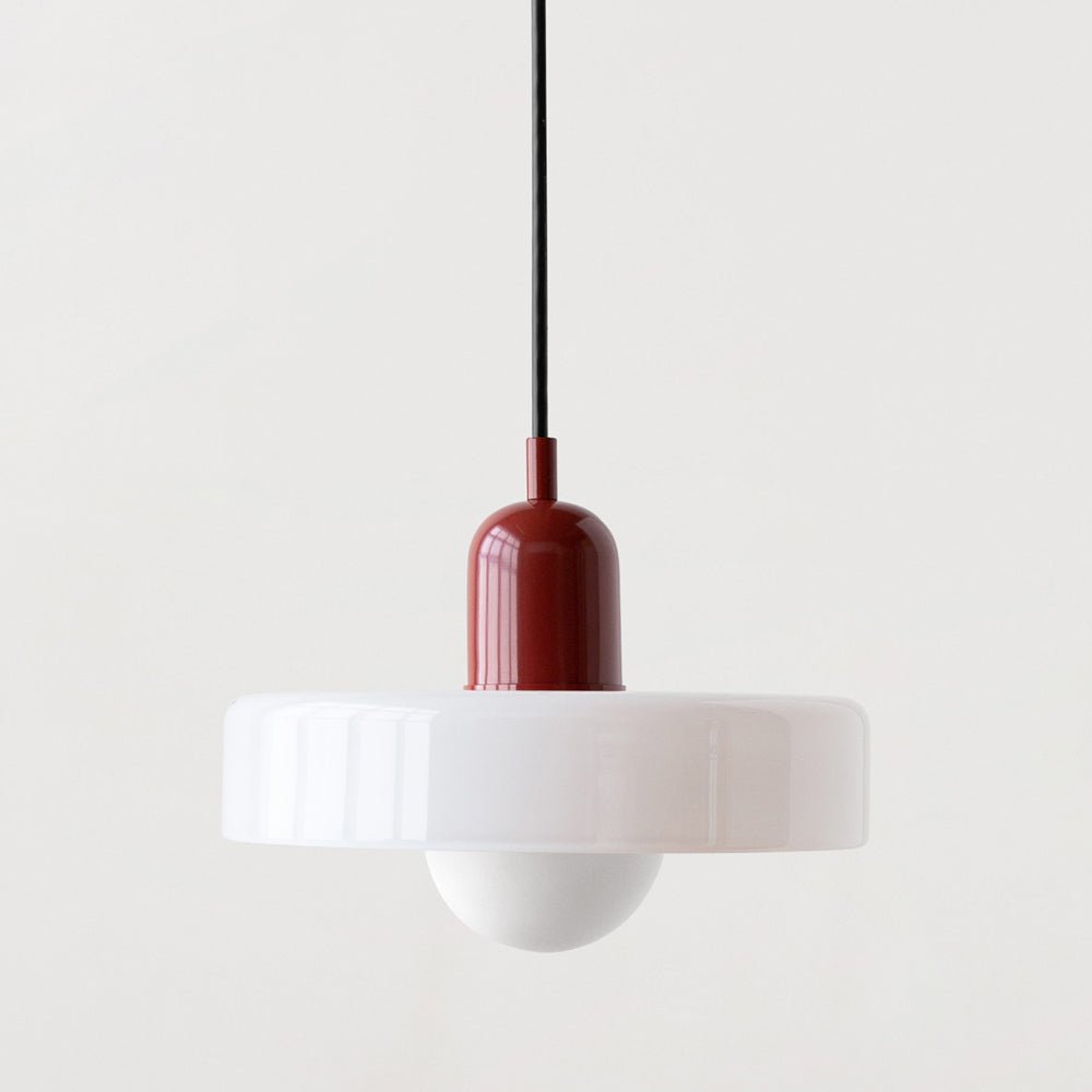 Geometrische Bauhaus Plafondlamp van Glas