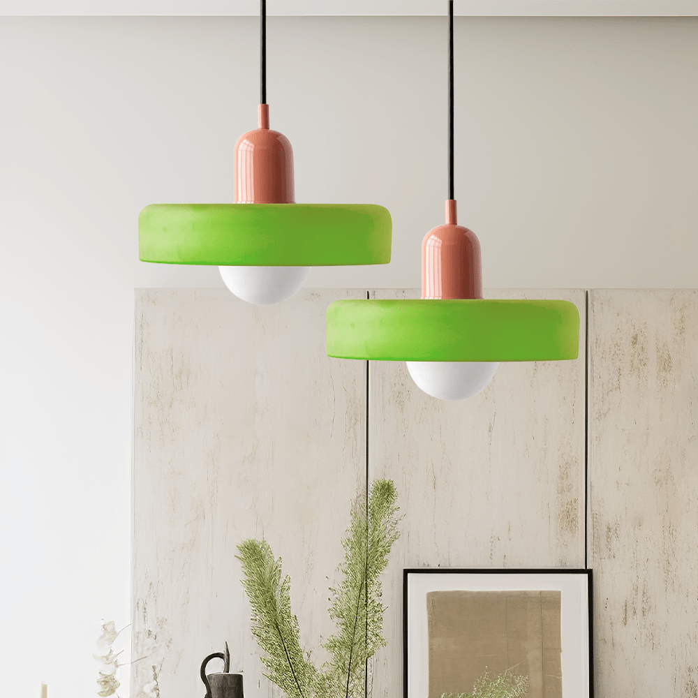 Geometrische Bauhaus Plafondlamp van Glas