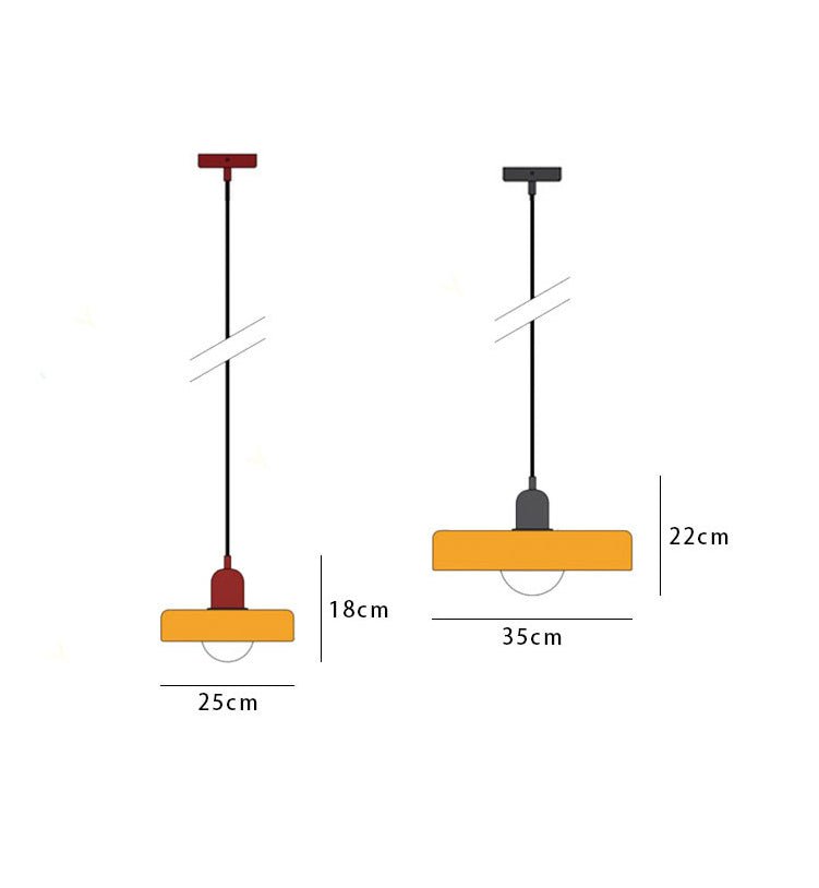 Geometrische Bauhaus Plafondlamp van Glas