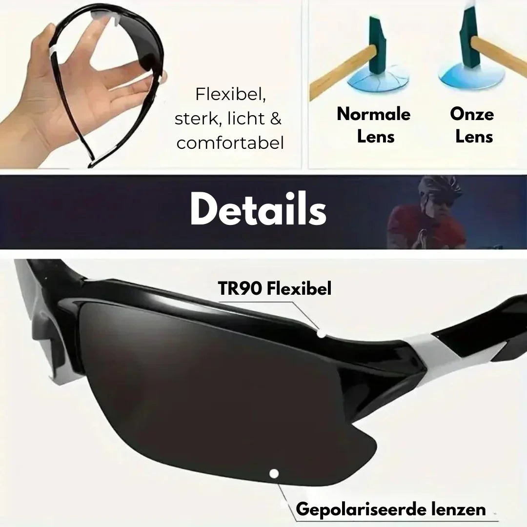 Gepolariseerde sportzonnebril | UV400-bescherming | Outdoor