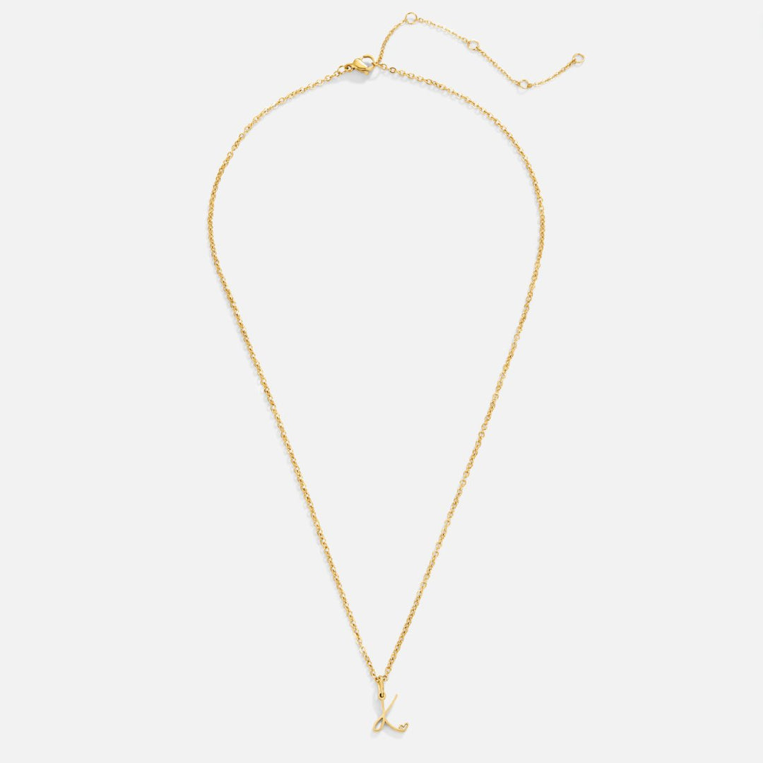 Gouden Letter Hart Ketting