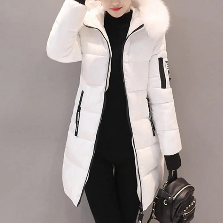 Comfortabele winddichte winterjas voor dames - Elinora