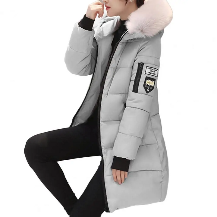 Comfortabele winddichte winterjas voor dames - Elinora