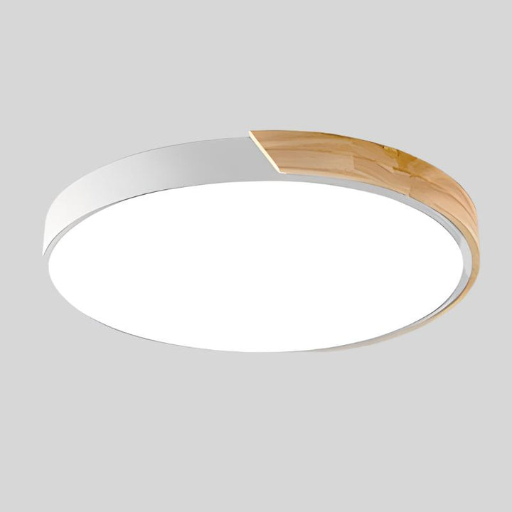 Dunne ronde plafondlamp, modern minimalistisch licht voor je huis