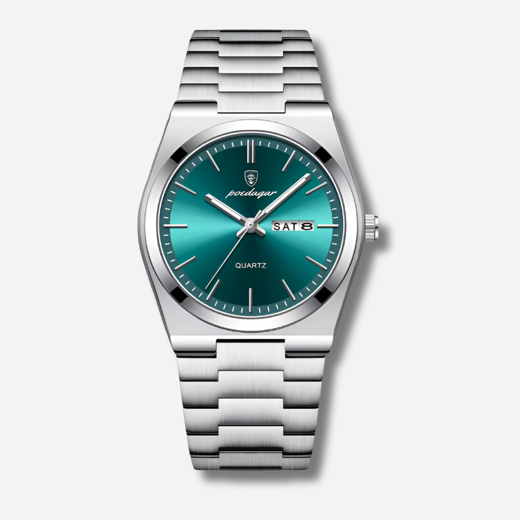 Herenhorloge van roestvrij staal