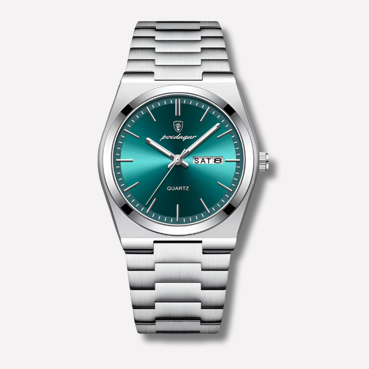 Herenhorloge van roestvrij staal