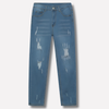 Slanke pasvorm Strek Jeans voor Heren