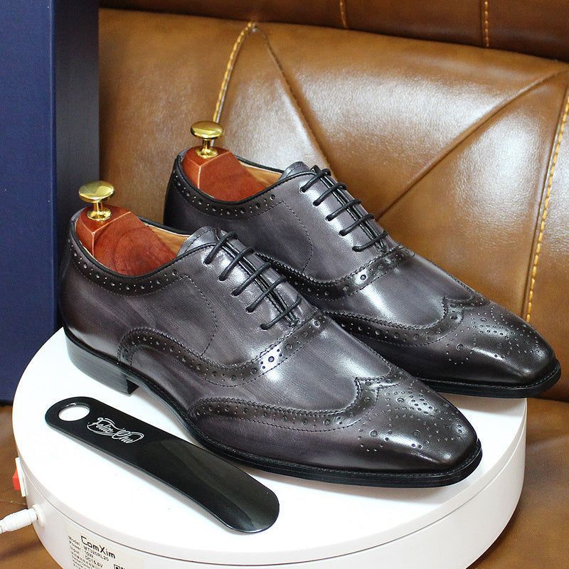 Handgemaakte leren Oxford-schoenen voor heren – Valentin