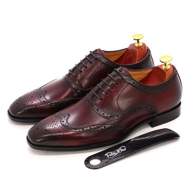 Handgemaakte leren Oxford-schoenen voor heren – Valentin