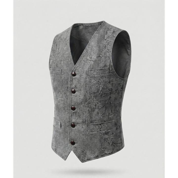 Elegant traditioneel herengilet met knopen