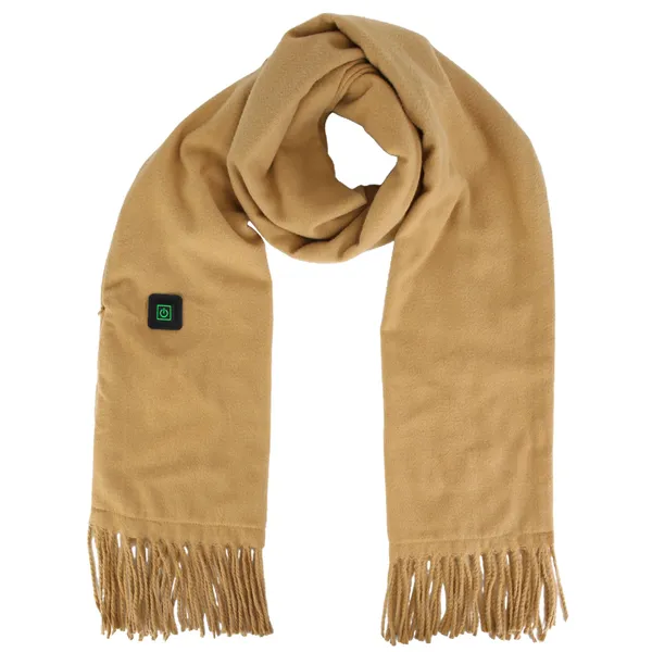 Elektrische fleece sjaal met USB-voeding en led-standen