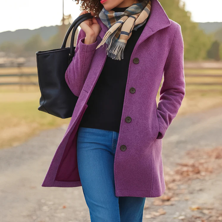 Heritage-jas met knoopsluiting voor dames