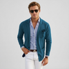 Stijlvolle Herenblazer met Casual Klepzakken