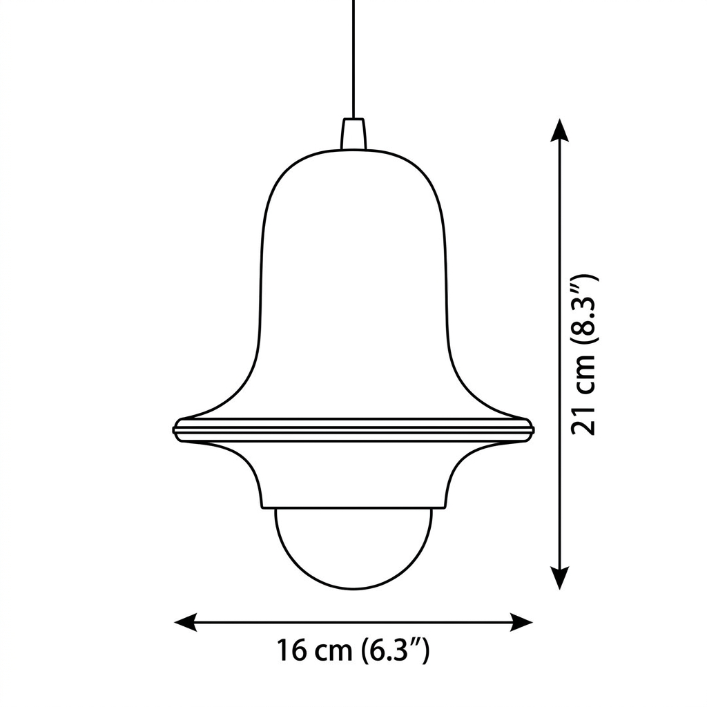 Sten – Eigentijdse Bauhaus-hanglamp van metaal