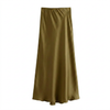 Maxi Rok Satijn Look