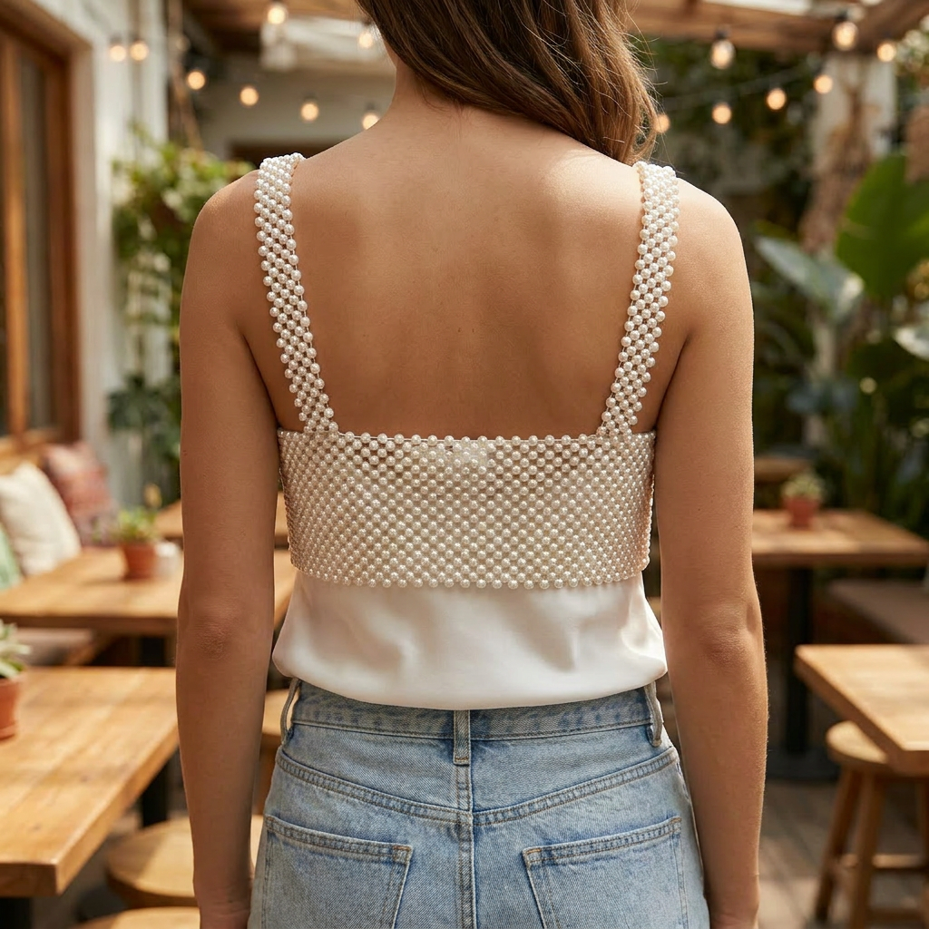 Crop Top met Elegant Design
