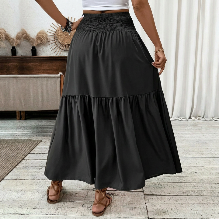Elegante A-lijn Rok met Smocktail