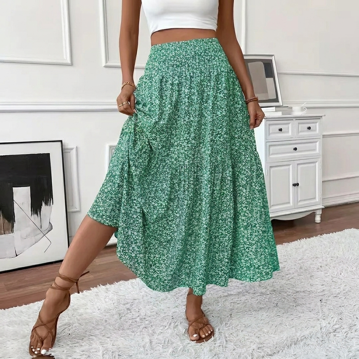 Elegante A-lijn Rok met Smocktail