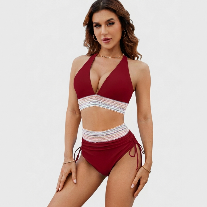 Dames Bikini Set met Hoge Taille