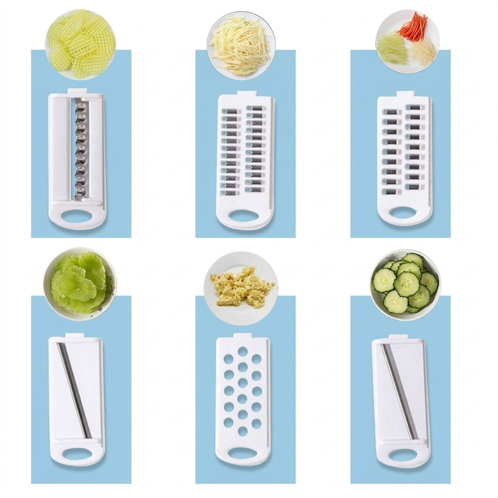 12-in-1 multifunctionele keukensnijset