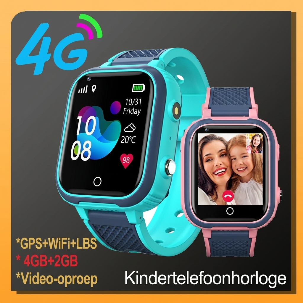 Kinderhorloge met GPS‑Tracking