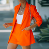 Stijlvolle Dames Outfit – Blazer met Matching Shorts