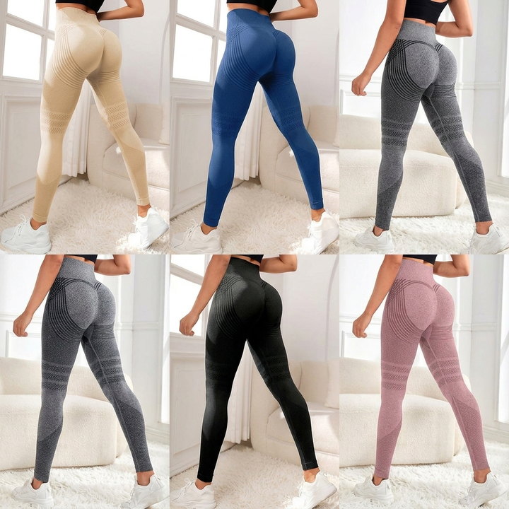 Hoge Taille Heup Liftende Naadloze Stretch Leggings