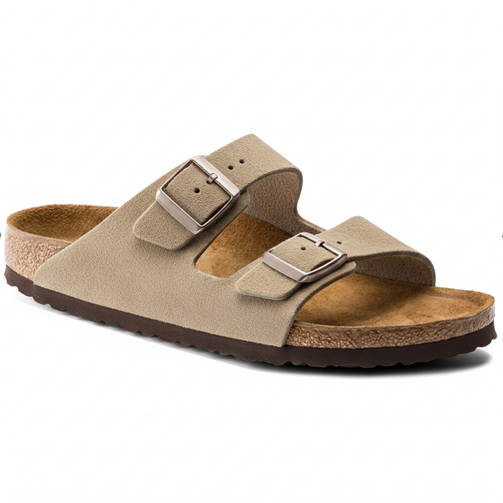 Vintage Platte Kurken Sandalen Dames Heren