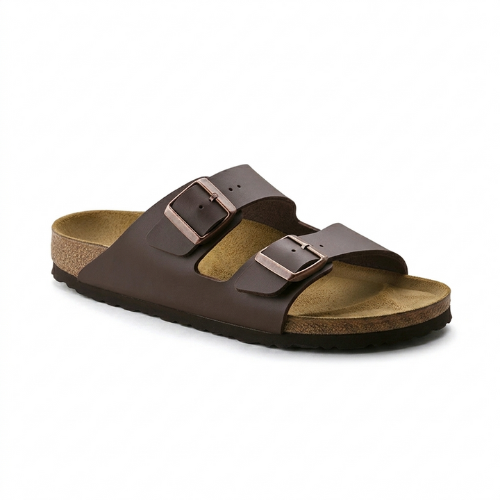 Vintage Platte Kurken Sandalen Dames Heren