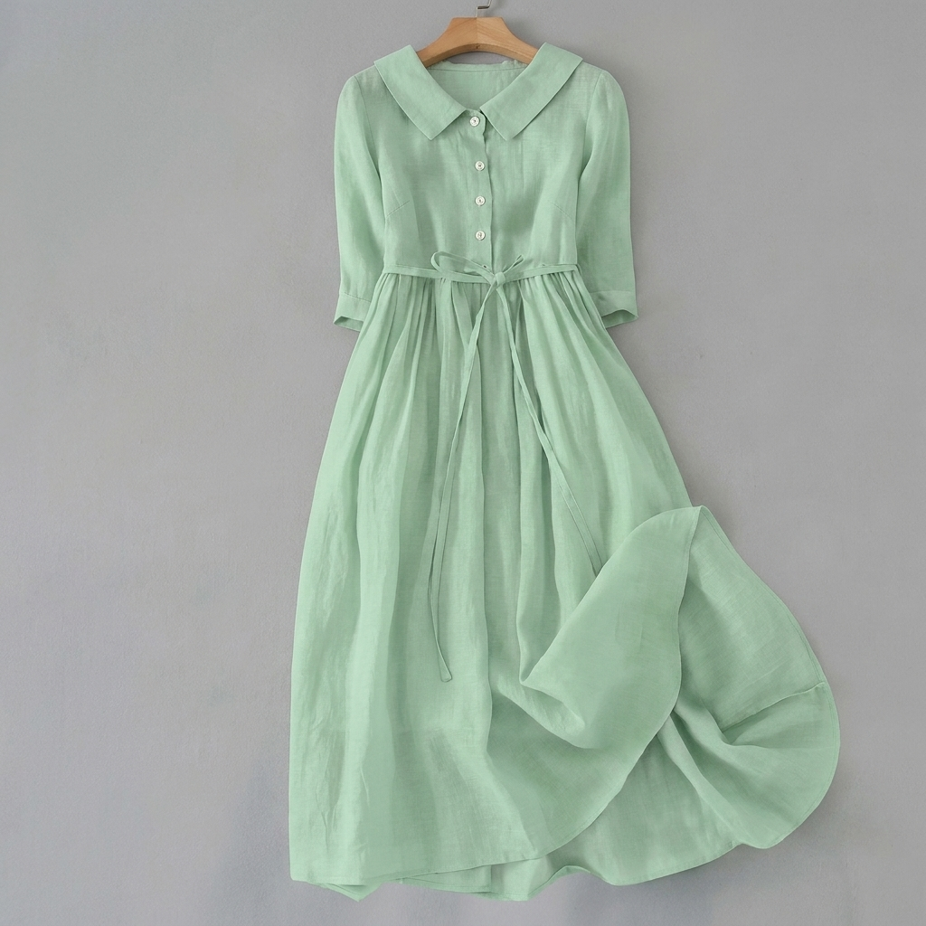 Dames Retro Rok met Plissé en Veterdetail