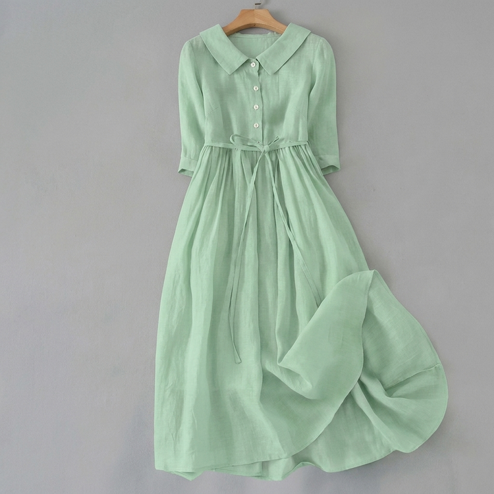 Dames Retro Rok met Plissé en Veterdetail