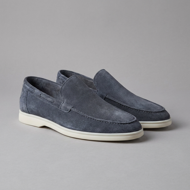 Heren Loafers met Matte Slip-On