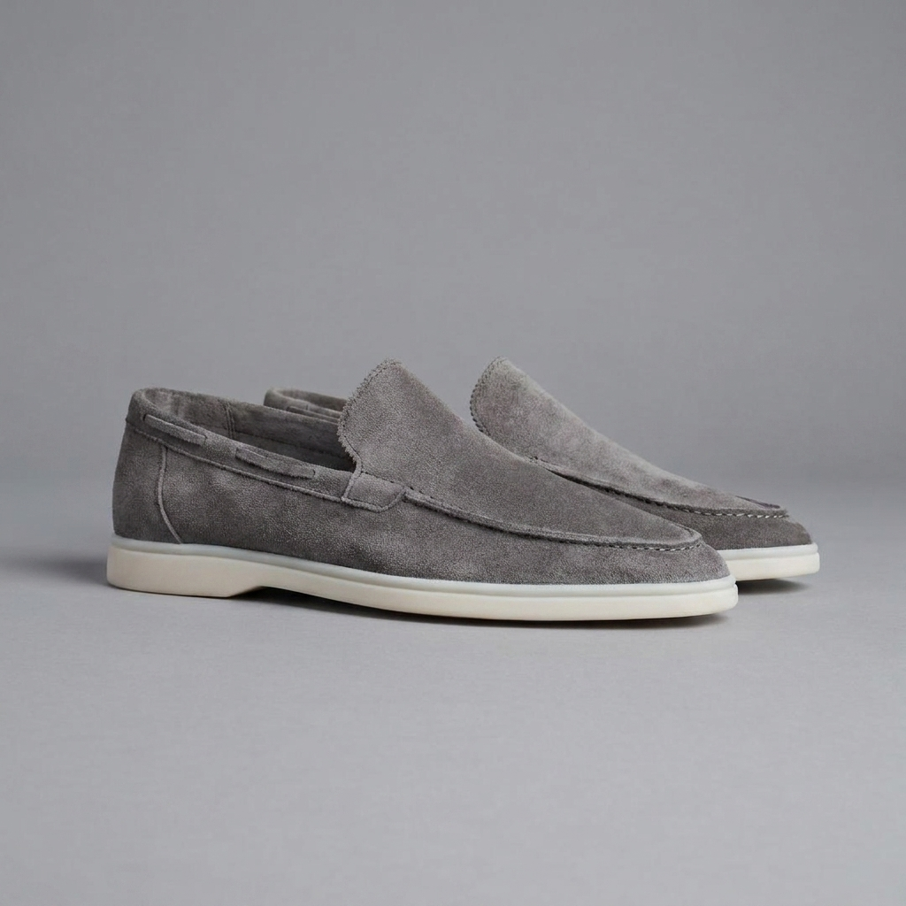 Heren Loafers met Matte Slip-On